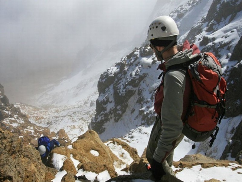 Climbing mountains Ecuador