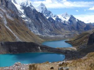 Huayhuas Trek, lake view