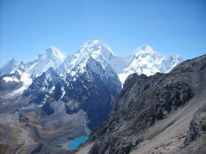 Great views on Huayhuas Trek Peru
