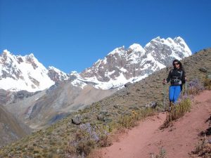 Guide Anthula on the Huayhuas Trek Peru