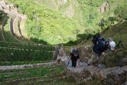 Arriving at Choquequirao