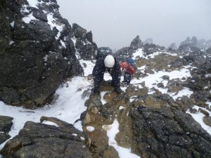 Climbing Iliniza Norte Mountain