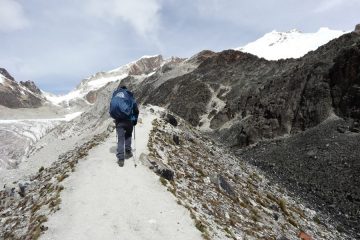 Climbing Huayna Potosi Mountain