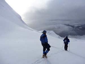 Huayna Potosi berg afdalen