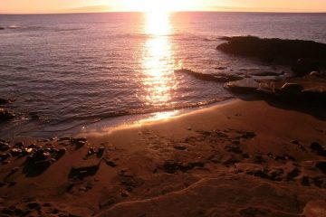 Sunset at the Galapagos Islands