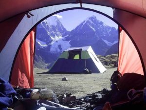 Tent Huayhuas Loop Trek travel Peru