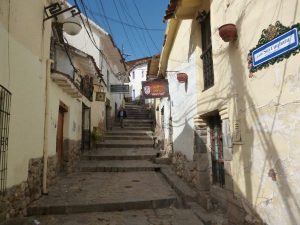 Streets in Cuzco, Peru