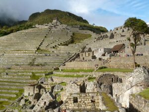 Guiding around Machu Picchu