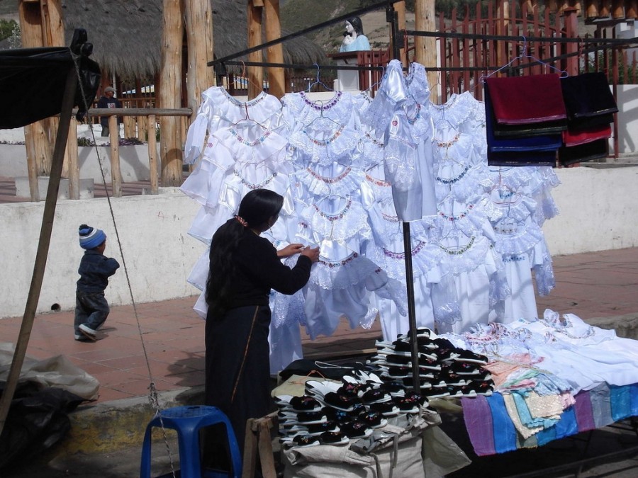 Ecuador rondreizen Guamote markt