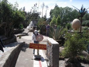 Mitad del mundo Evenaar Ecuador