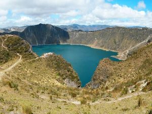 Quilotoa kratermeer Ecuador