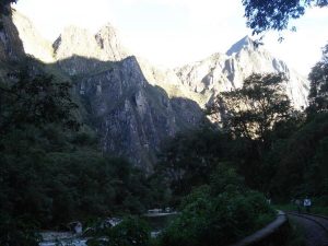 Rain road Salkantay Trek