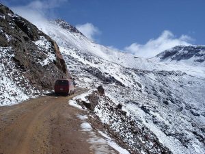 Chacaltaya mountain hike Bolivia