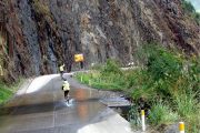 Mountain biking on Inca Jungle Trail