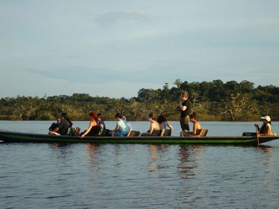 Varen in Cuyabeno Amazone Reservaat