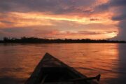 Sunset in the Amazon!