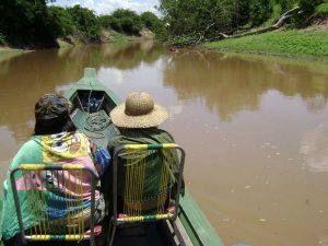 Canoe in Amazon