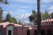 View of Chachani Volcano Arequipa