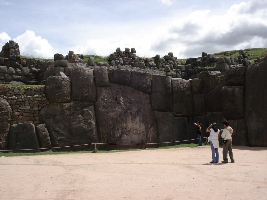 Sacsayhuaman Inca ruines Peru reis