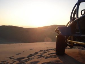 Huacachina dunes sunset buggy