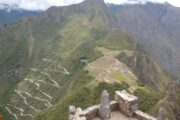 Condor view over Machu Picchu