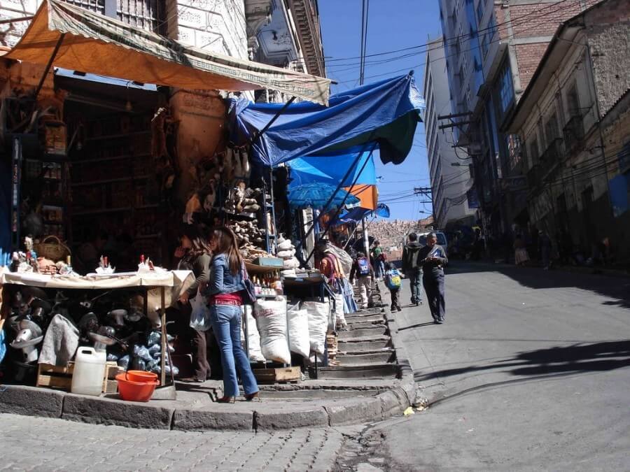 Heksenmarkt La Paz Bolivia reis