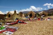 Uros drijvende rieteilanden Peru rondreis