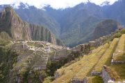 Amazing view over Machu Picchu