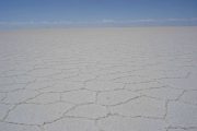 uitgestrekte zoutvlakte in Bolivia