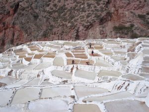 Salt pans in Salineras de Mara