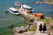 Small harbor on Taquile Island