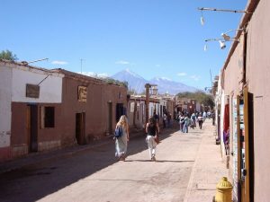 Main street in San Pedro de Atacama