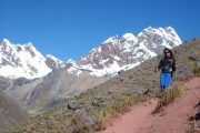 Anthula hiking the Huayhuas Loop