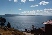 View from Taquila Island in Titicaca