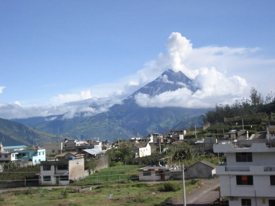 Active Tungurahua Volcano