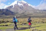 Chimborazo Volcano trekking in Ecuador