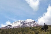 Uitzicht op Chimborazo Vulkaan