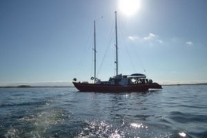 Encantada Galapagos sailboat