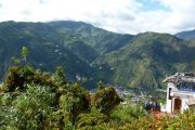 Uitzicht vanuit Cafe del Cielo, Baños