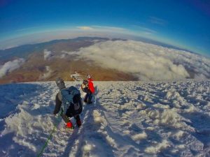 Chimborazo Vulkaan afdalen