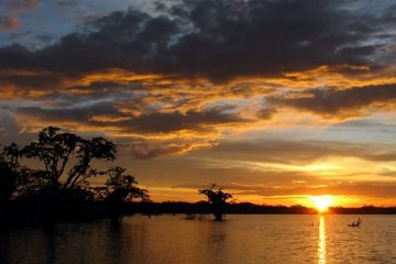 Sunset Laguna Grande Cuyabeno