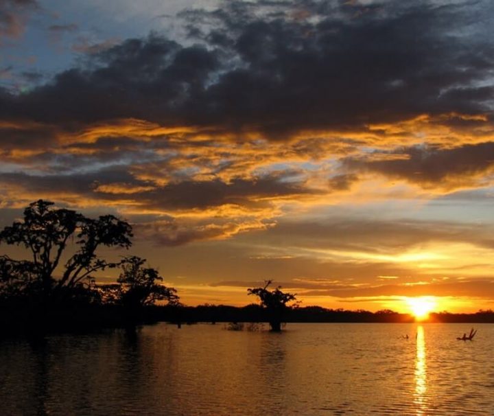 Sunset Laguna Grande Cuyabeno