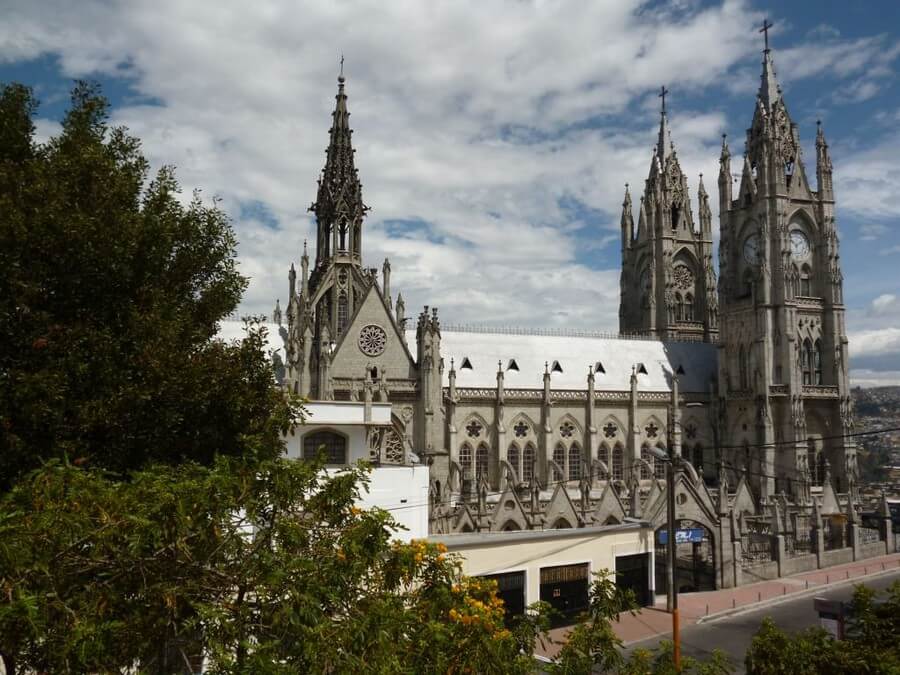 Gotische kathedraal in Quito