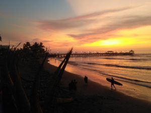 Huanchaco zonsondergang Peru