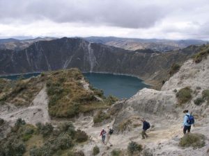 Trekking Quilotoa Lake Ecuador