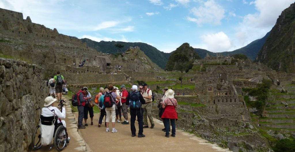 Machu Picchu bezoek in rolstoel