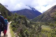 Hiking to the Salkantay Mountain