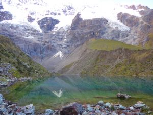 Lake on Salkantay Trek Peru