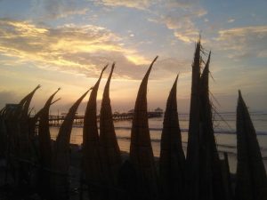 Spanish lessons and sunset in Huanchaco Peru
