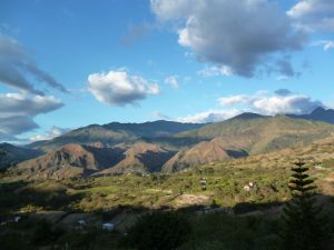 Vilcabamba uitzicht Ecuador